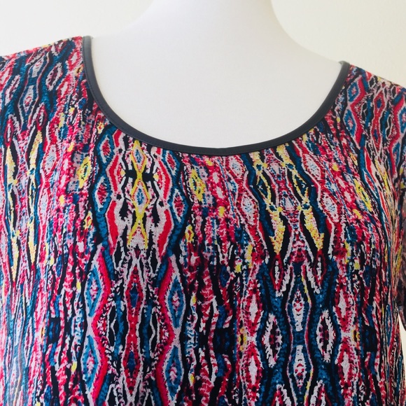 Ella Moss Silk Chiffon Layered Shift Dress - Picture 5 of 7